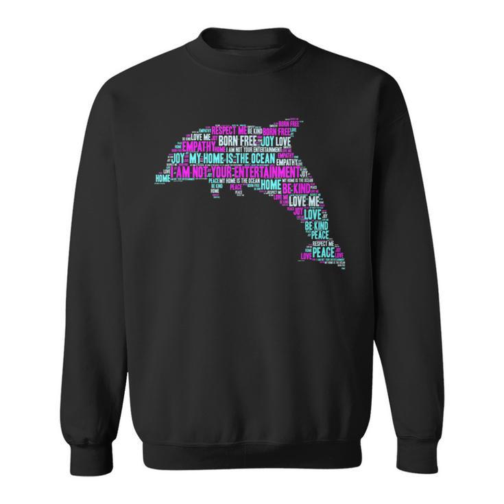 Save The Dolphins Animal Justice Equality Sweatshirt