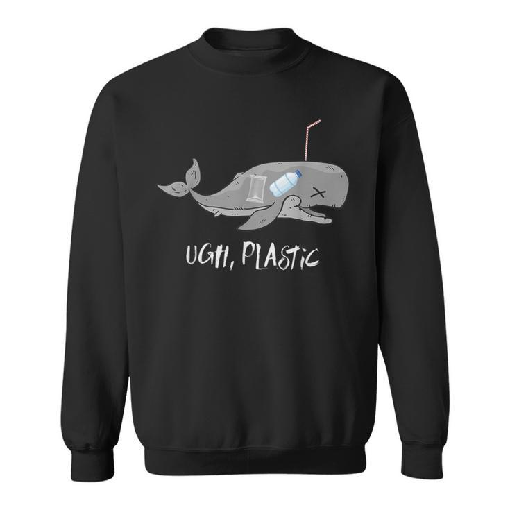 Save Oceans Marine Life Plastic Pollution Waste Sweatshirt