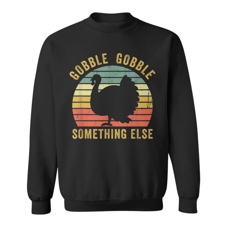 Save A Turkey Thanksgiving Gobble Trot Vintage Vegan Sweatshirt