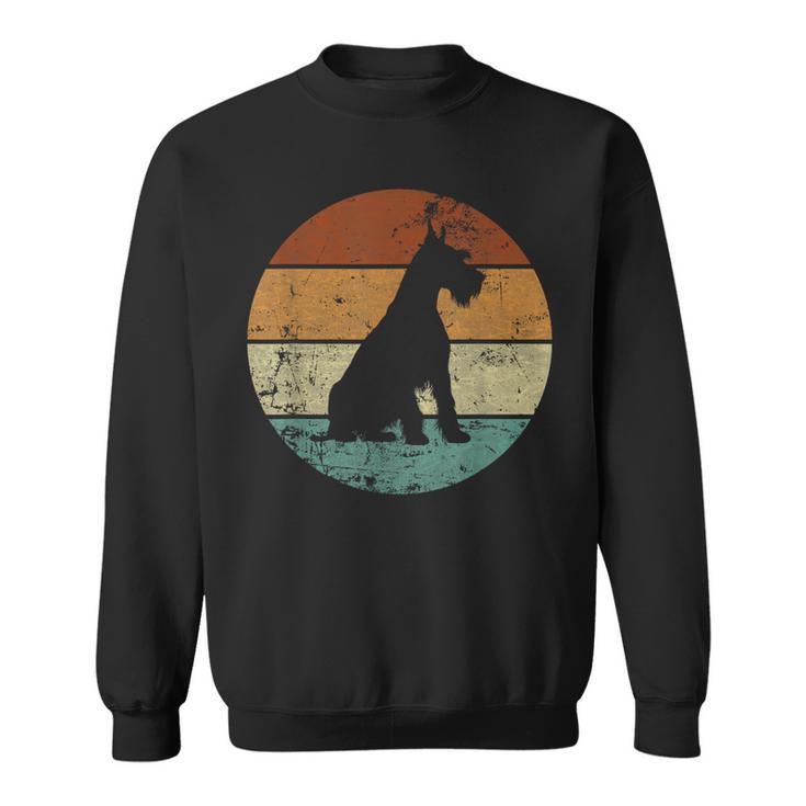 Schnauzer Dog Retro Sweatshirt