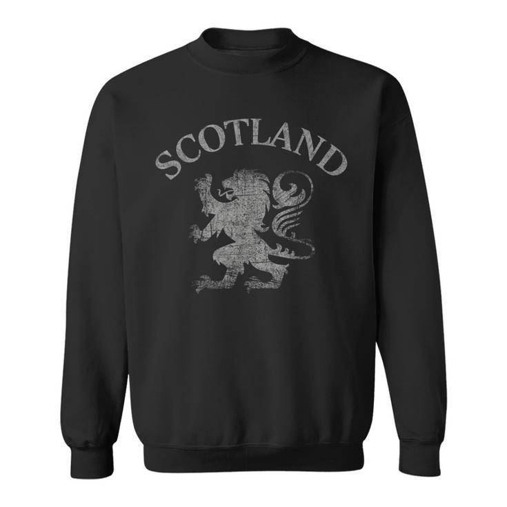 Scotland Flag Vintage Scottish Pride Rampant Heraldry Lion Sweatshirt