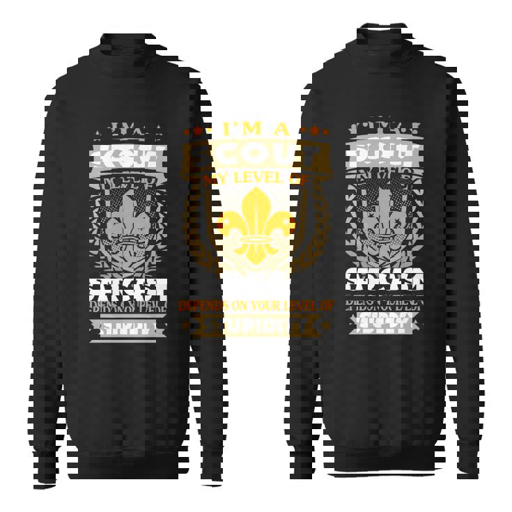 Scout My Level Of Sarcasm Sweater e