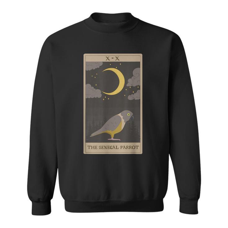 Senegal Parrot Cute Senegal Parrot Tarot Card Sweatshirt