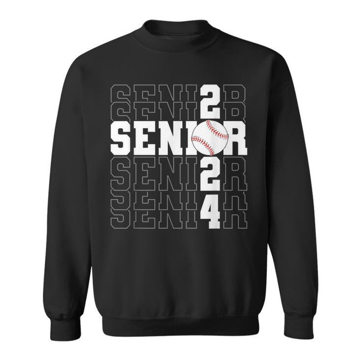 Senior 2024 Class Of 2024 Baseball Graduation 2024 Sweatshirt