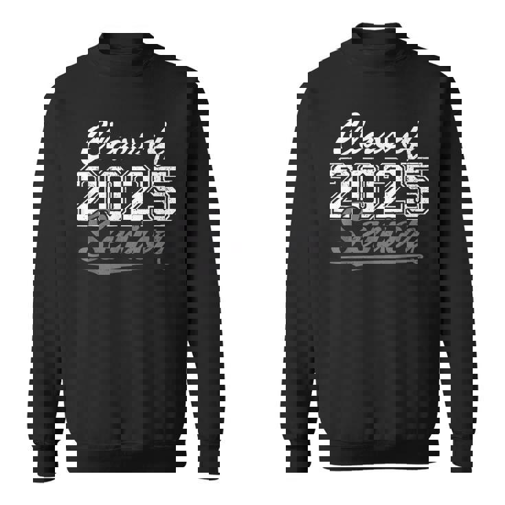 Senior 2025 Class Of 2025 Back To School 2025 Vintage Sweatshirt