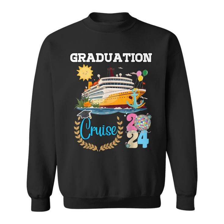 Senior Graduation Cruise 2024 Aw Ship Party Cruising Trip Sweatshirt
