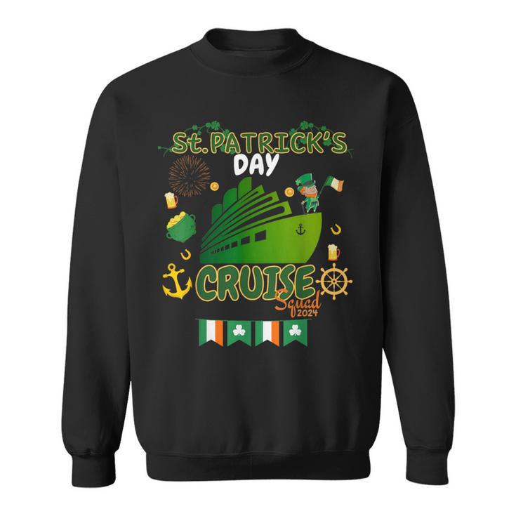 Shamrock Cruise Ship Ireland Flag St Patrick's Day Sweatshirt
