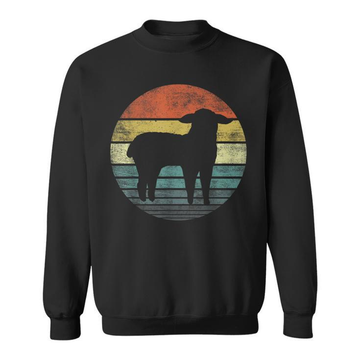 Sheep Lover Farmer Retro Vintage Farm Animals Sweatshirt