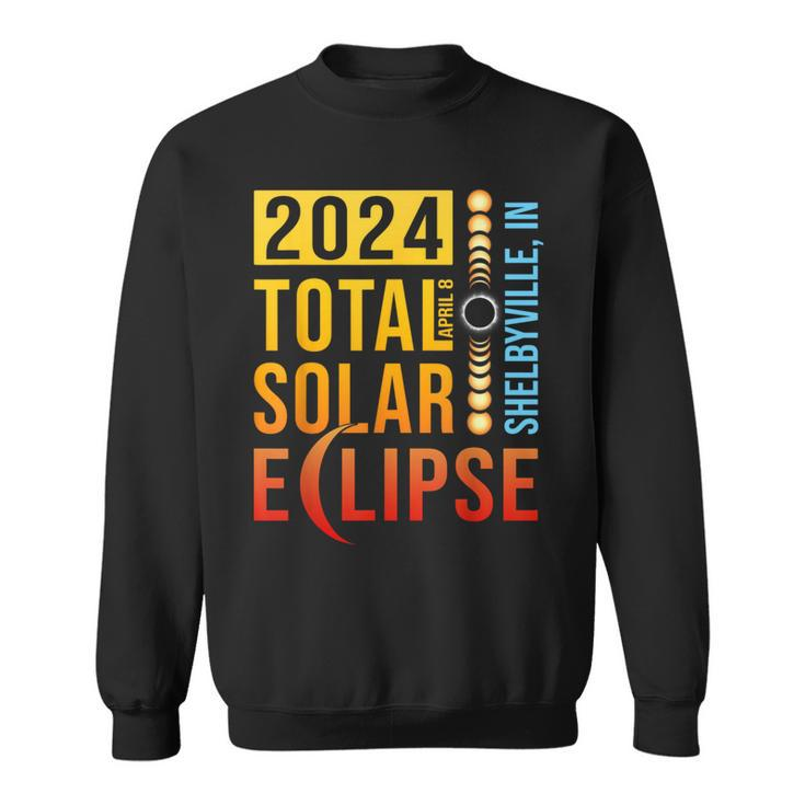 Shelbyville Indiana Total Solar Eclipse 2024 Sweatshirt