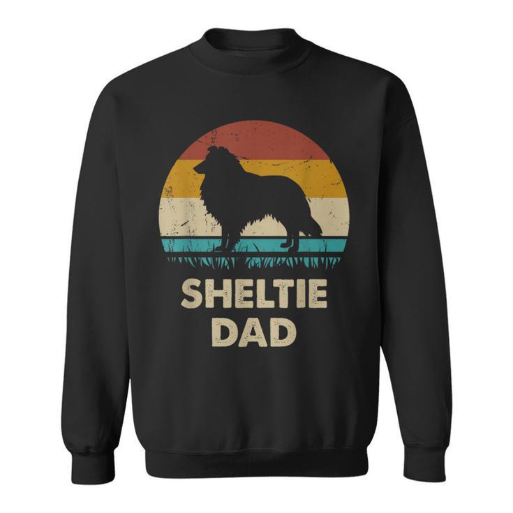 Sheltie Dad For Sheltie Dogintage Sweatshirt