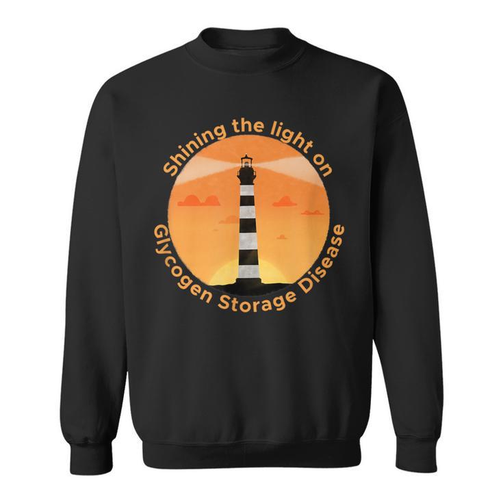 Shining The Light On Glycogen Storage Disease Gsd Sweatshirt