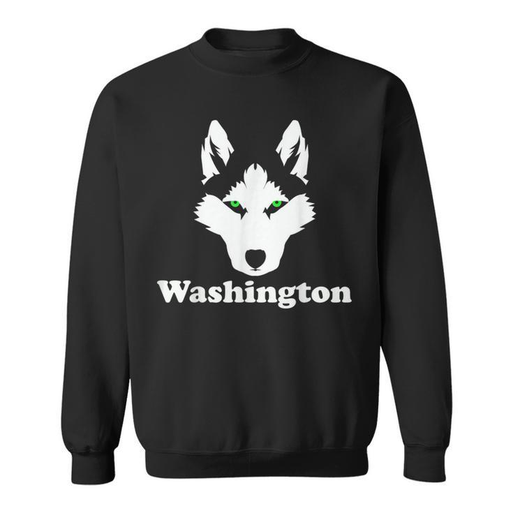 Siberian Huskies Dog Owner State Washington Husky Sweatshirt