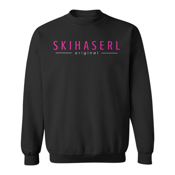 Skihaserl Original Apres Ski Bunny Afterski Hüttengaudi Sweatshirt