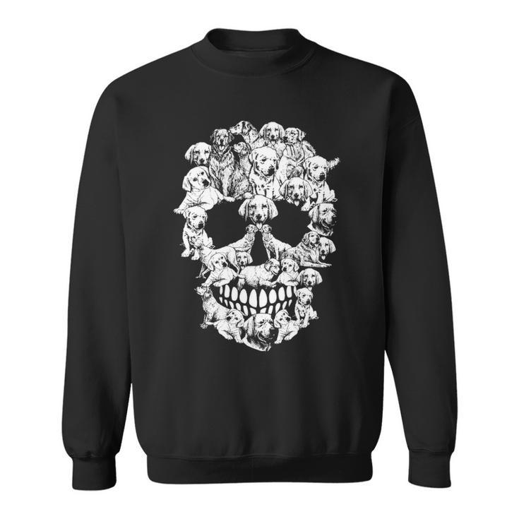 Skull Labrador Dog Dog Lovers Sweatshirt