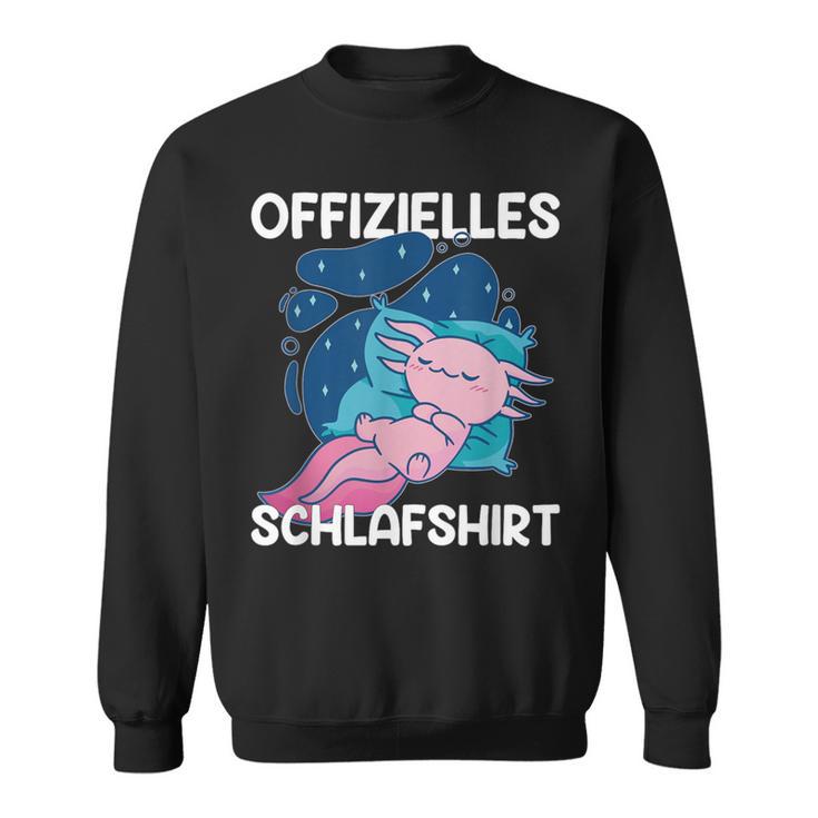 Sleep Axolotl Pyjamas Axolotls Sweatshirt