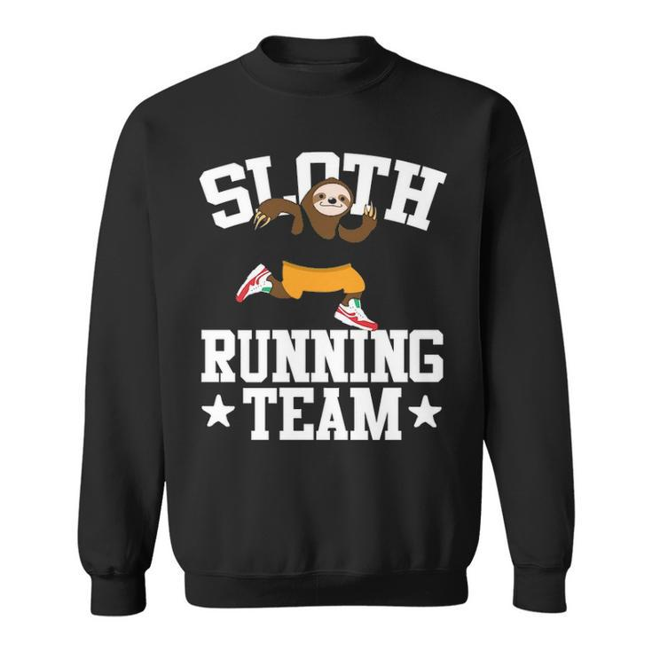 Sloth Running Team Running Sweatshirt