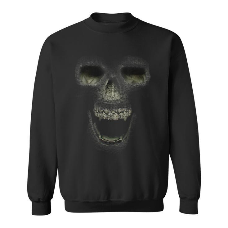 Smoky Skull Laughing Sweatshirt