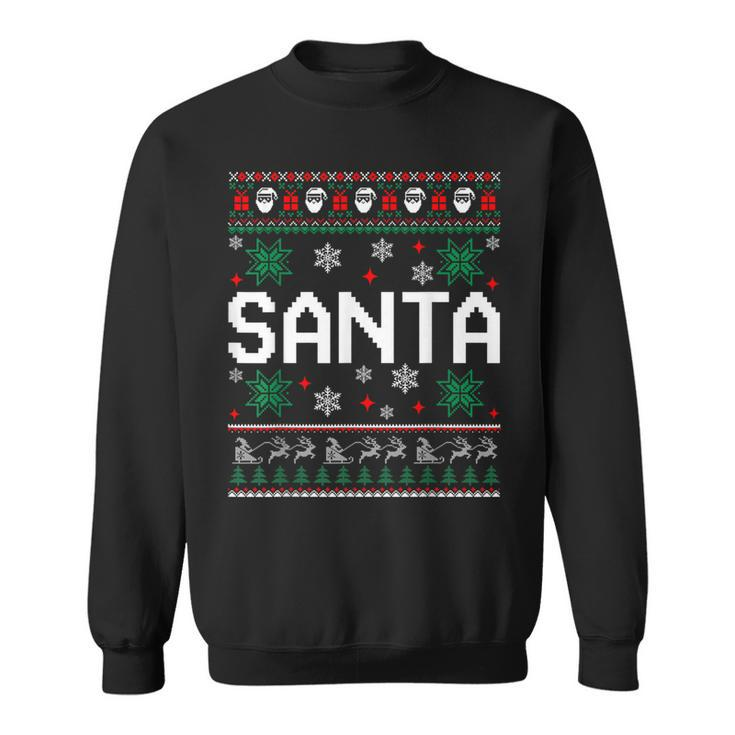 I Am So Good Santa Came Twice Couples Matching Christmas Sweatshirt