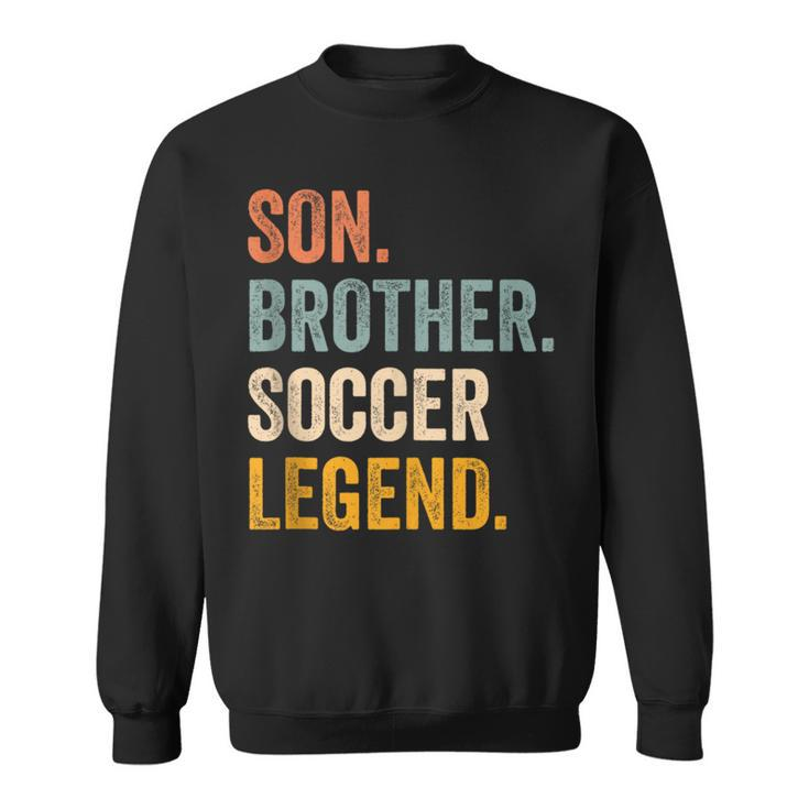 Soccer For Boys 8-12 Retro Son Brother Soccer Sweatshirt