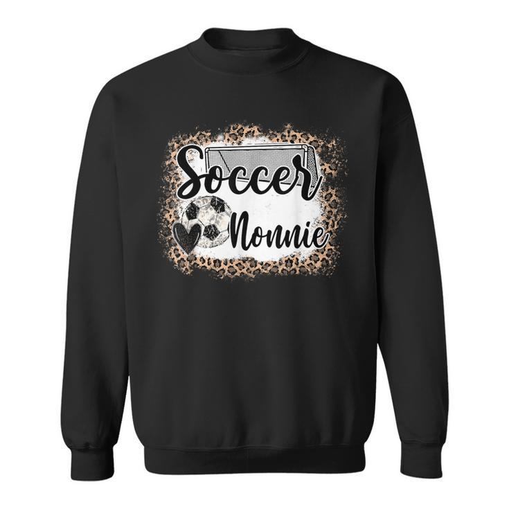Soccer Nonnie Leopard Soccer Lover Mother's Father's Day Sweatshirt