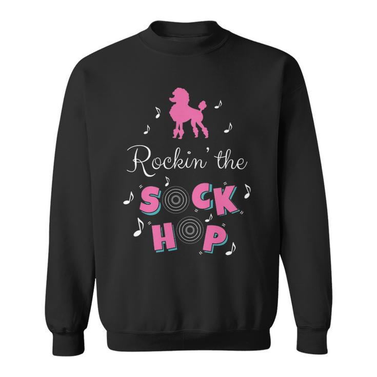 Sock Hop Costume Pink Poodle Sweatshirt