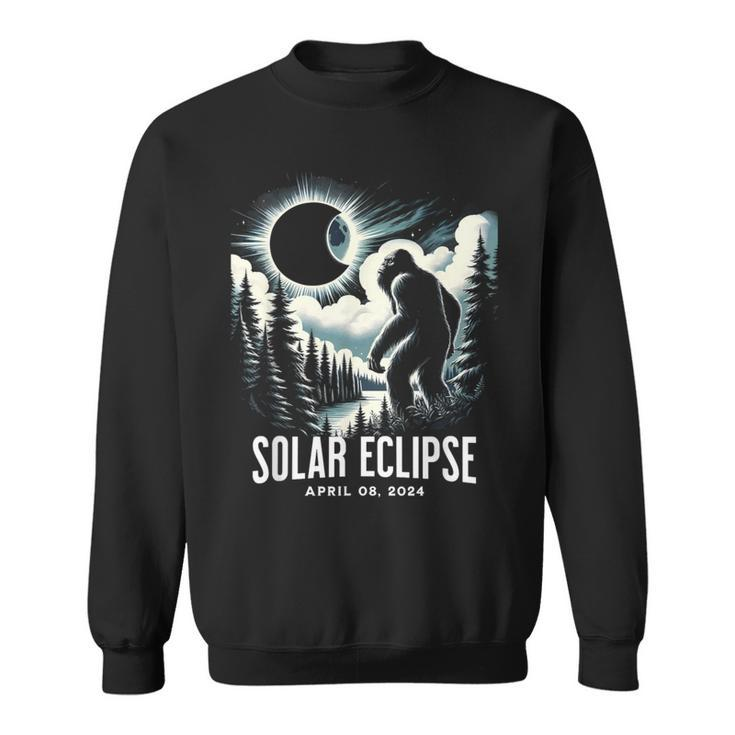 Solar Eclipse 2024 Bigfoot Sweatshirt