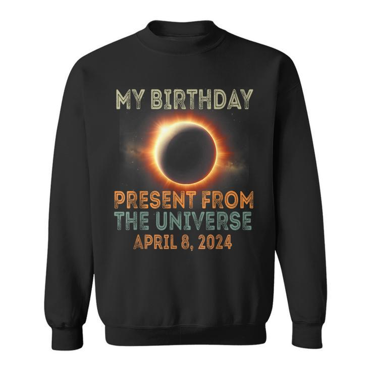 Solar Eclipse 2024 Birthday Present 4824 Totality Universe Sweatshirt