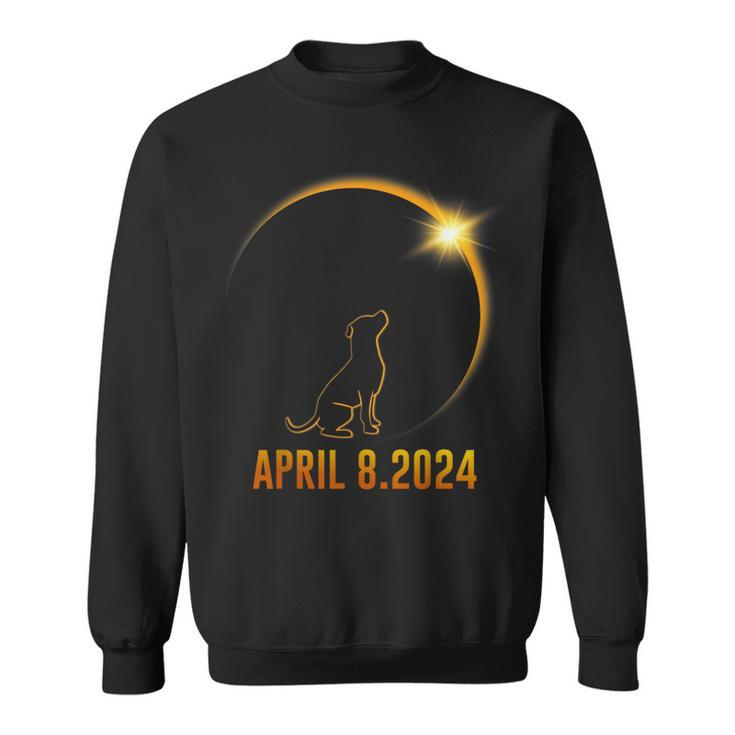 Solar Eclipse 2024 Dog Totality Sweatshirt