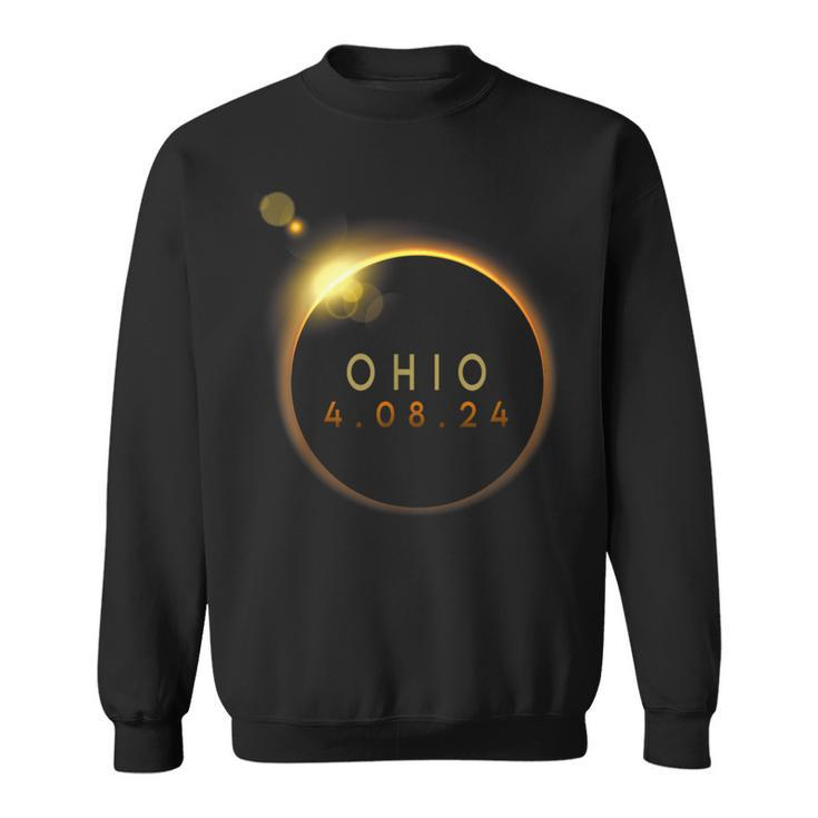 Solar Eclipse 2024 State Ohio Total Solar Eclipse Sweatshirt