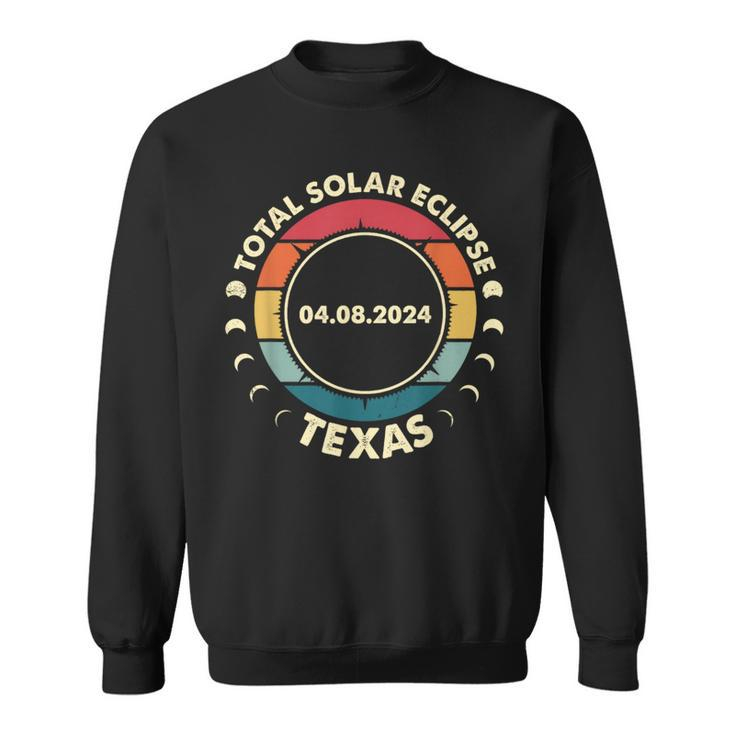 Solar Eclipse 2024 Texas Solar Eclipse 2024 2 Solar Sweatshirt