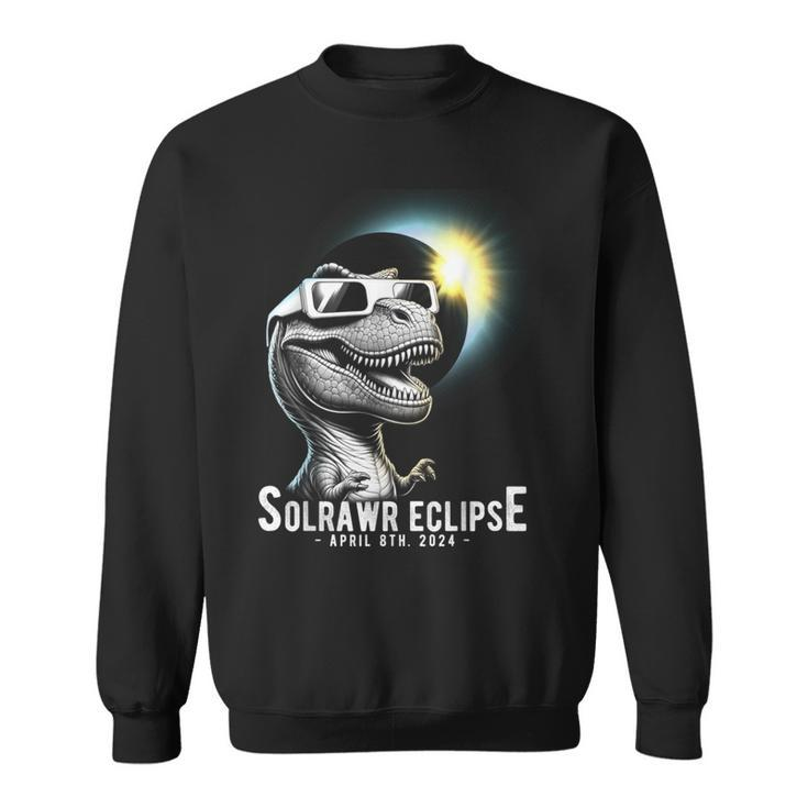 Solar Eclipse 2024 Total Eclipse April 8Th 2024Rex Sweatshirt
