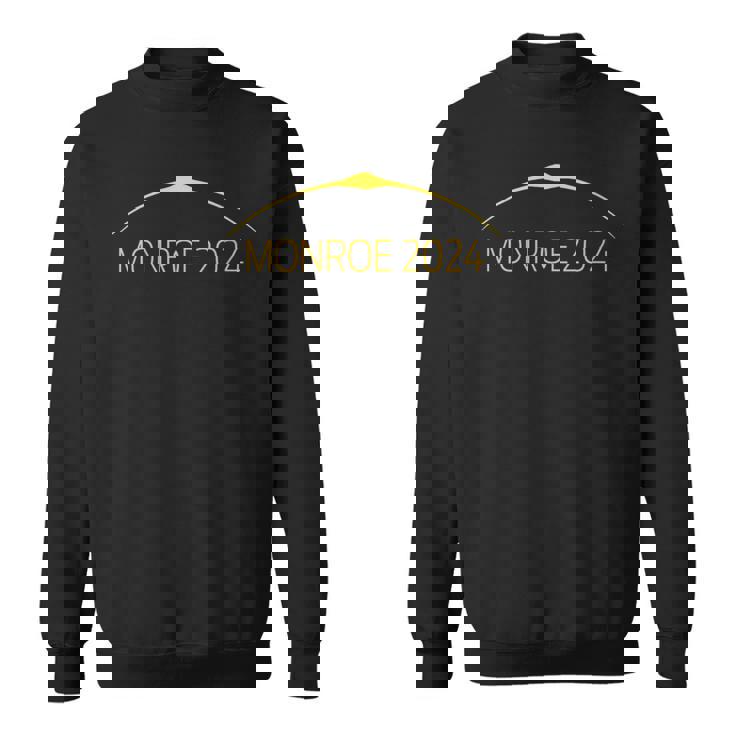 Solar Eclipse 2024 Total Solar Eclipse Michigan Monroe Sweatshirt