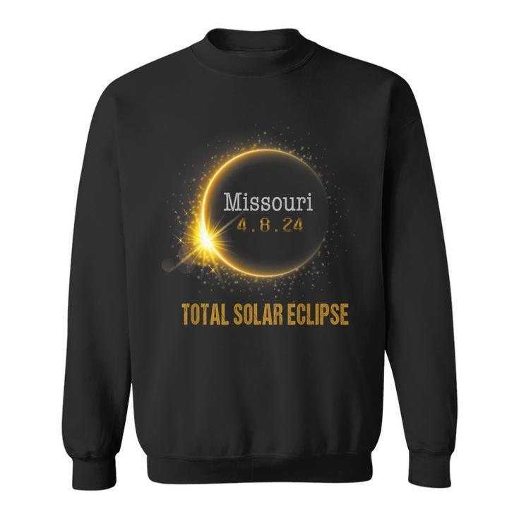 Solar Eclipse 2024 Total Solar Eclipse State Missouri Sweatshirt
