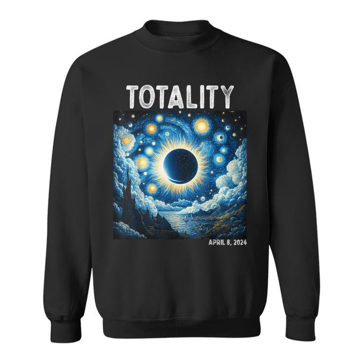 Solar Eclipse 2024 Totality April 8Th Astronomy Science Sweatshirt