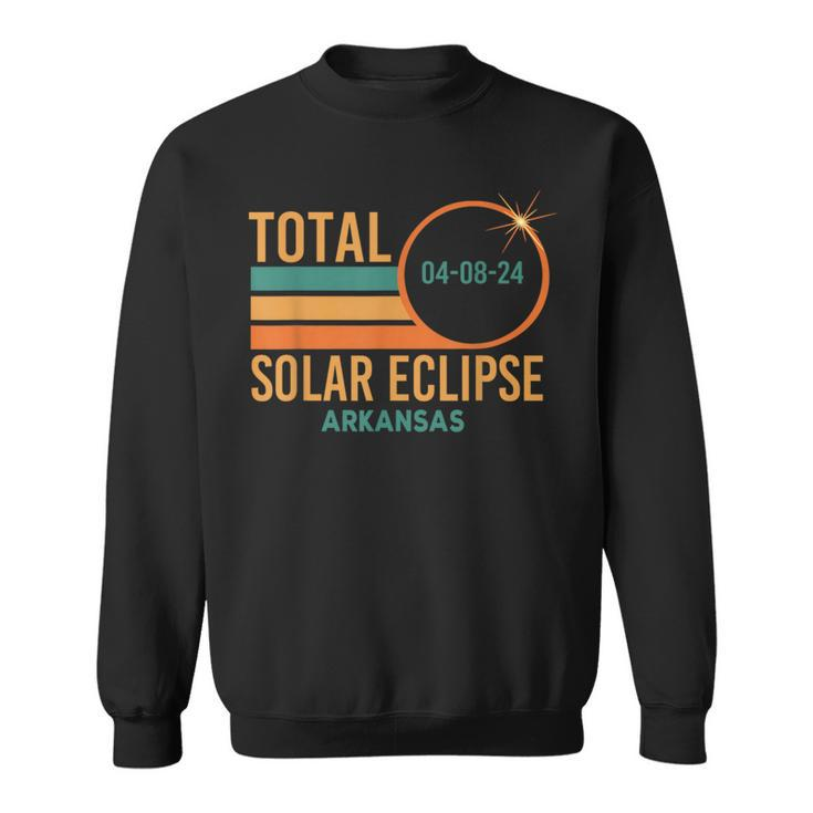 Solar Eclipse Arkansas April 8 2024 Total Totality Sweatshirt