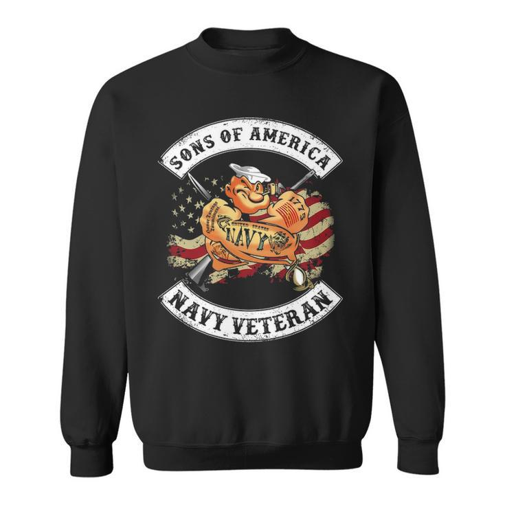 Son Of America Navy Veteran Sweatshirt