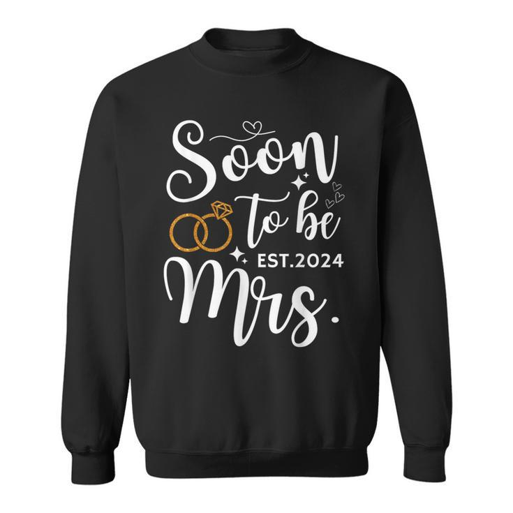 Soon To Be Mrs 2024 Bride Future Bachelorette Party Wedding Sweatshirt