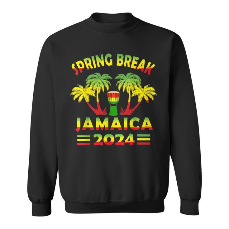 Spring Break Jamaica 2024 Matching Family Vacation Souvenir Sweatshirt