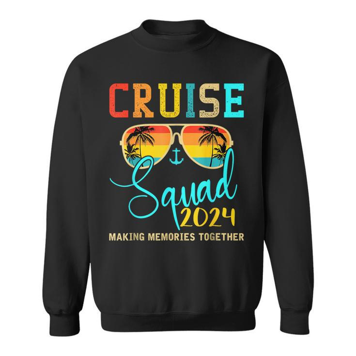 Squad Crew Cruise 2024 Summer Vacation Matching Family Group Sweatshirt
