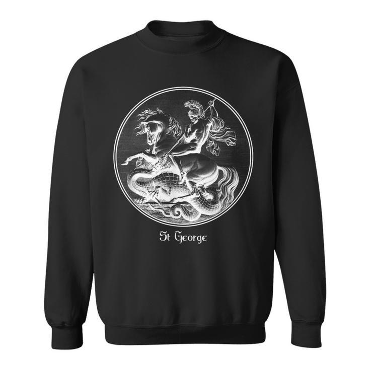 St George And The Dragon Crusades Soldier Saint Sweatshirt