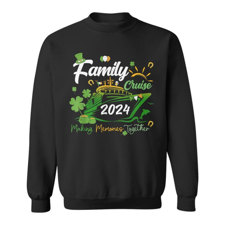 St Patrick's Day Cruise 2024 Ship Family Matching Costume Sweatshirt