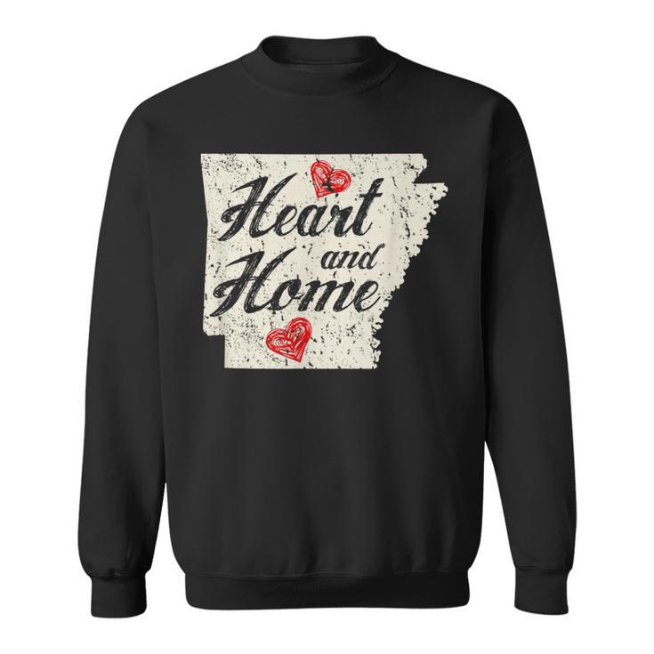 State Of Arkansas Heart & Home Hometown Pride Sweatshirt