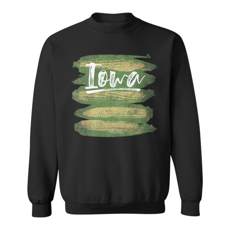 State Of Iowa Farming Corn On The Cob Sweatshirt