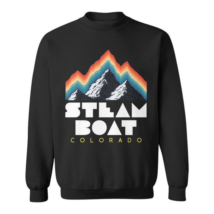 Steamboat Colorado  Usa Ski Resort 1980S Retro Sweatshirt