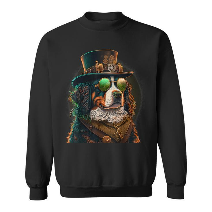 Steampunk Bernese Mountain Dog Sweatshirt