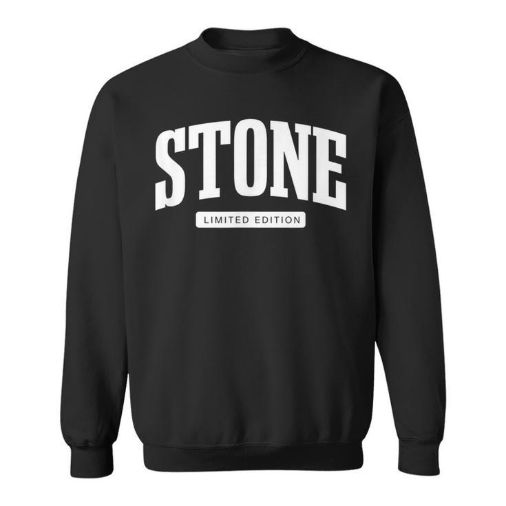 Stone Limited Edition Personalized Family Name Surname Sweatshirt