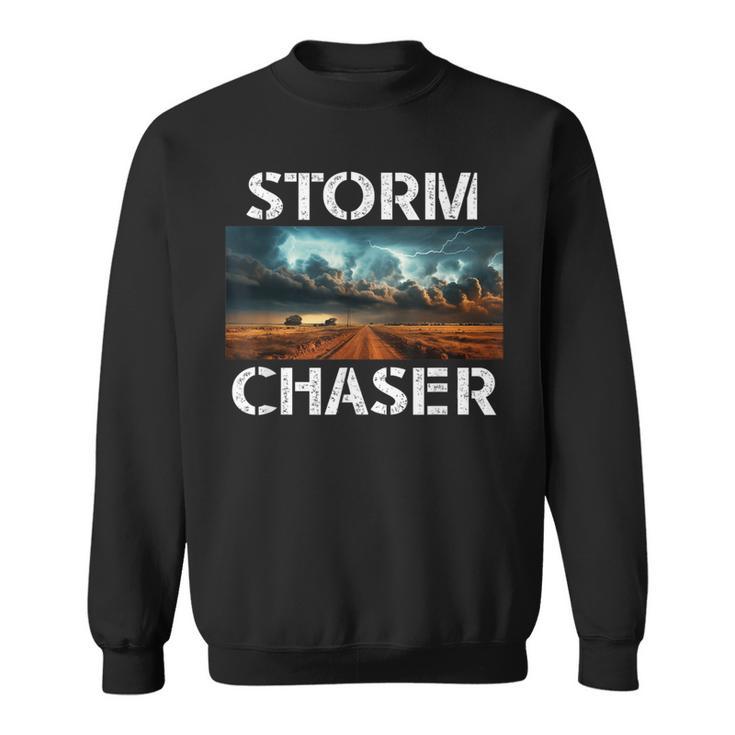 Storm Chaser Picture Extreme Weather Meteorologist Sweatshirt