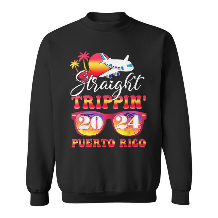 Straight Trippin' 2024 Family Vacation Puerto Rico Matching Sweatshirt