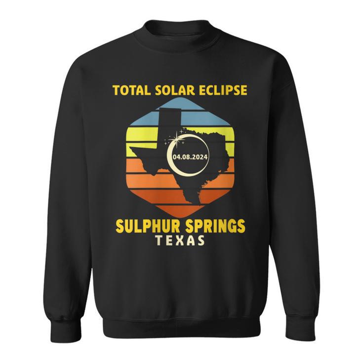 Sulphur Springs Texas Total Solar Eclipse 2024 Sweatshirt