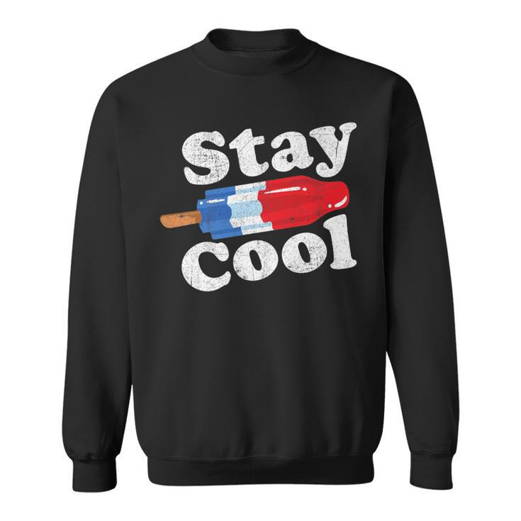 Summer Popsicle Stay Cool Bomb Retro 80S Pop Sweatshirt